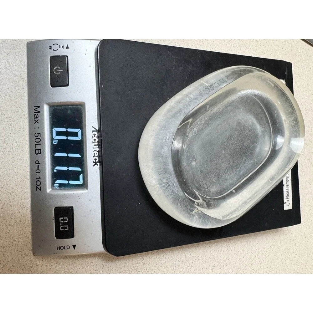 Vintage MCM Acrylic Lucite Soap Dish Trinket Jewelry - MINIMALIST VTG